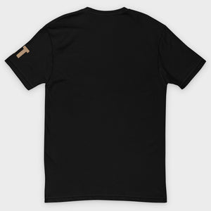 CORE tee back, studio background