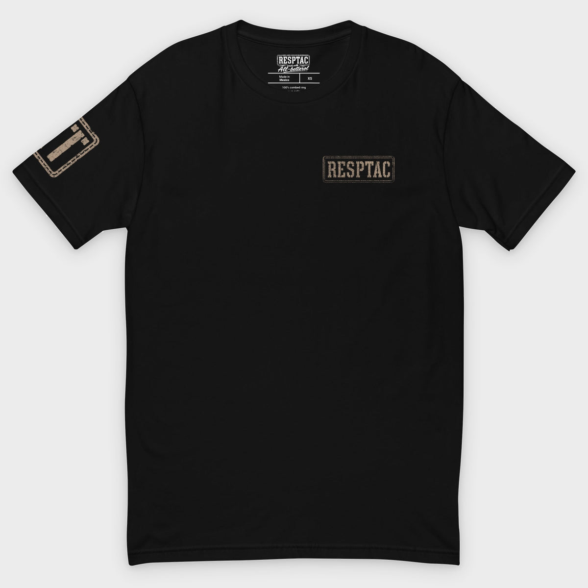 ABG SNIPER tee front, studio background