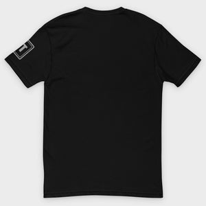 CORE BLACKOUT tee back, studio background