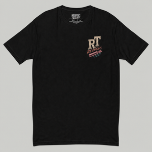 RESPIRARE FACILE TEE front, neutral gray studio background